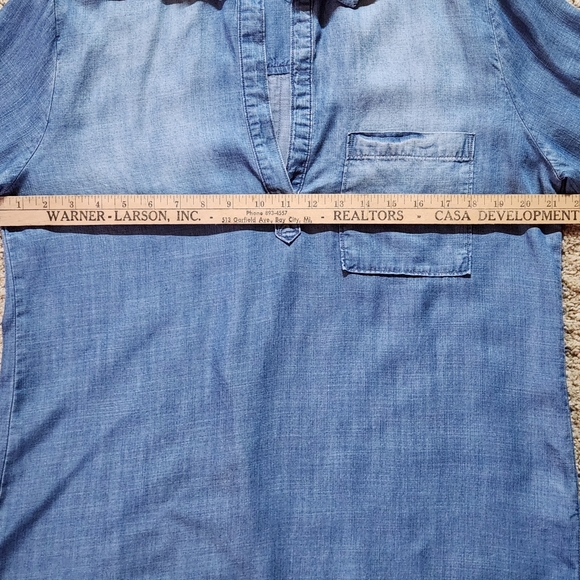 Cloth and Stone Etta tunic Size L Color Blue - Picture 8 of 14